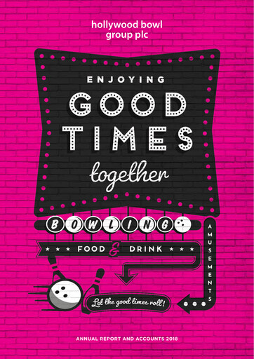 Thumbnail Hollywood Bowl Group Annual Report 2018