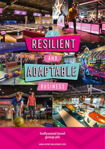 Thumbnail Hollywood Bowl Group Annual Report 2020