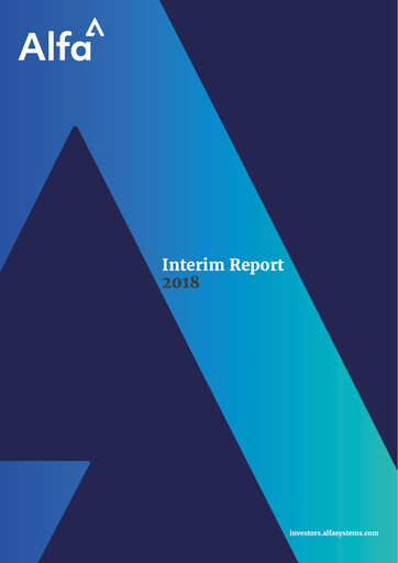 Miniature Alfa Financial Software Rapport semestriel 2018