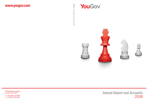 Thumbnail YouGov plc Annual Report 2008