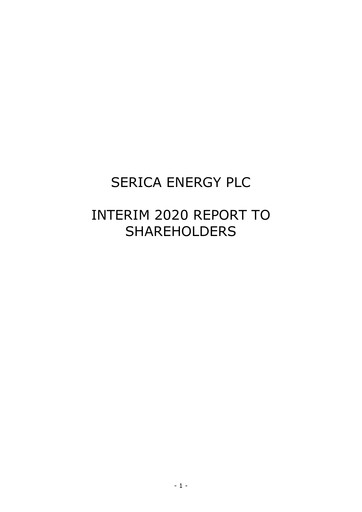 Thumbnail Serica Energy Half-year Report 2020-h1