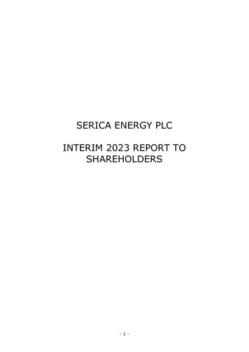 Thumbnail Serica Energy Half-year Report 2023-h1