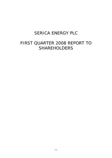 Thumbnail Serica Energy Quarterly Report 2008-q1