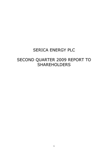 Thumbnail Serica Energy Quarterly Report 2009-q2