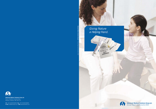 Thumbnail Advanced Medical Solutions Group Annual Report 2004
