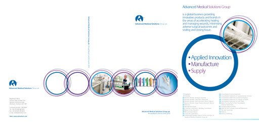 Thumbnail Advanced Medical Solutions Group Annual Report 2010