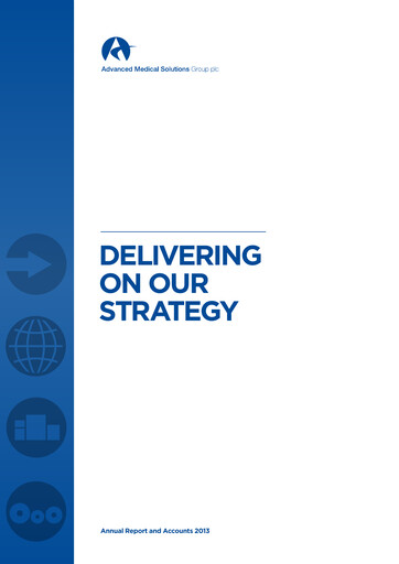 Thumbnail Advanced Medical Solutions Group Annual Report 2013