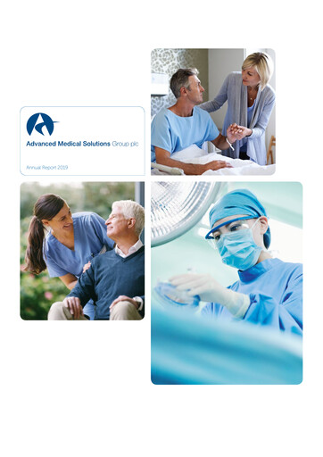 Thumbnail Advanced Medical Solutions Group Annual Report 2019