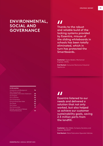 Thumbnail Essentra plc ESG Report 2025