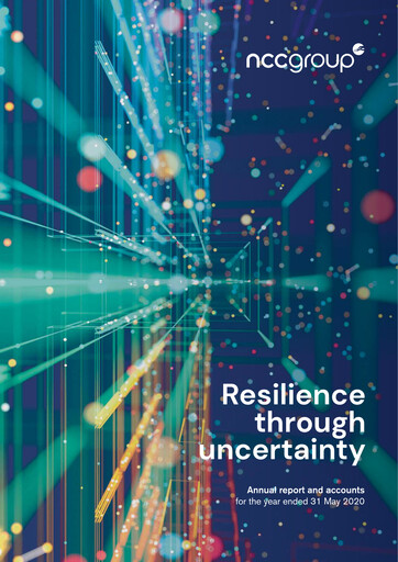 Thumbnail NCC Group plc Annual Report 2020