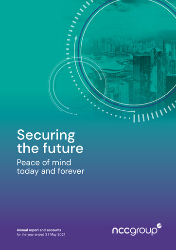 Thumbnail NCC Group plc Annual Report 2021