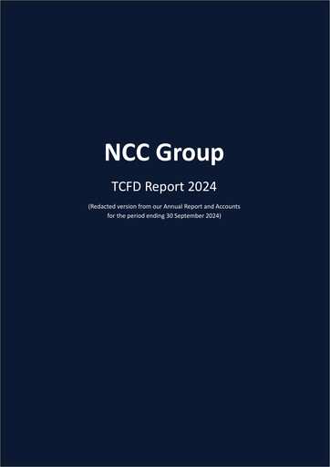 Thumbnail NCC Group plc ESG Report 2024
