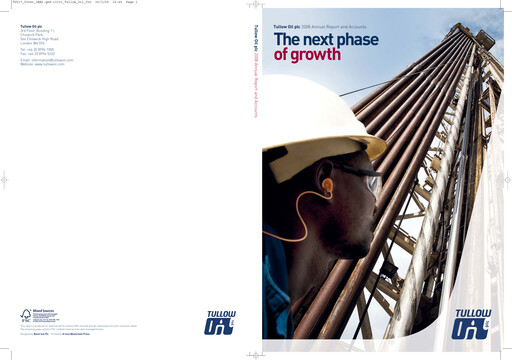 Thumbnail Tullow Oil Annual Report 2008