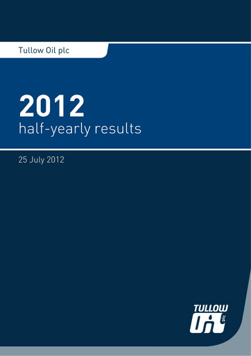 Thumbnail Tullow Oil Half-year Report 2012-h1