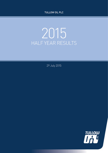 Thumbnail Tullow Oil Half-year Report 2015-h1