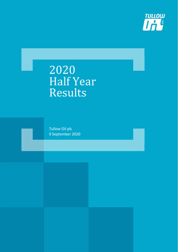 Thumbnail Tullow Oil Half-year Report 2020-h1