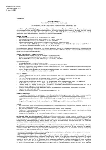 Thumbnail Team Internet Group Financial Statement 2020