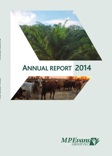 Thumbnail M.P. Evans Group PLC Annual Report 2014
