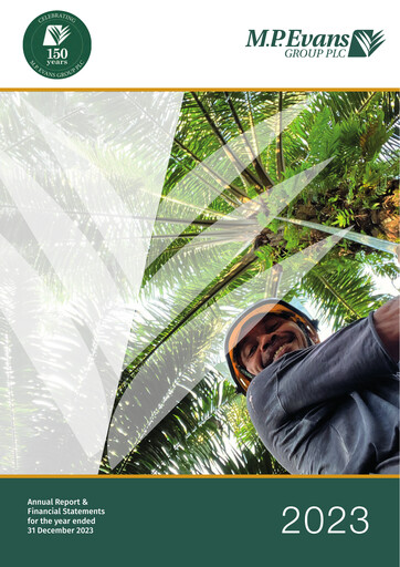 Thumbnail M.P. Evans Group PLC Annual Report 2023