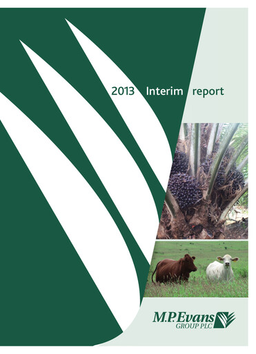 Miniature M.P. Evans Group PLC Rapport semestriel 2013-h1