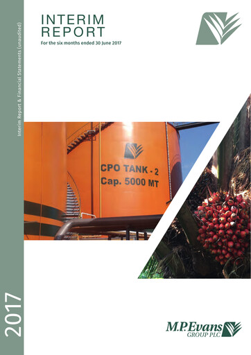 Miniature M.P. Evans Group PLC Rapport semestriel 2017-h1