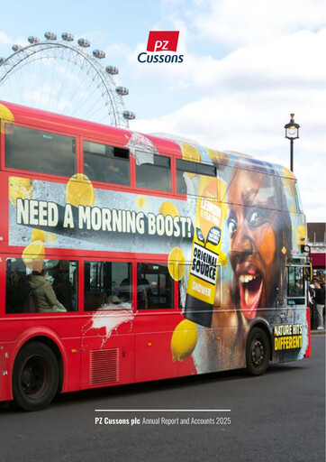 Thumbnail PZ Cussons plc Annual Report 2024-2025