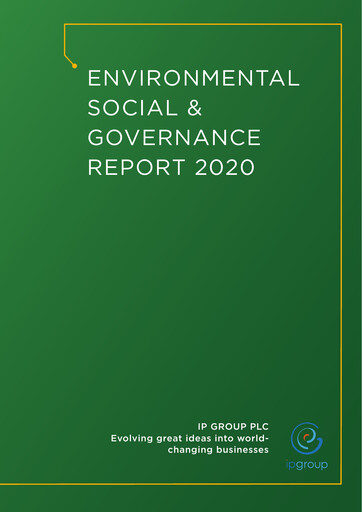 Thumbnail IP Group ESG Report 2020
