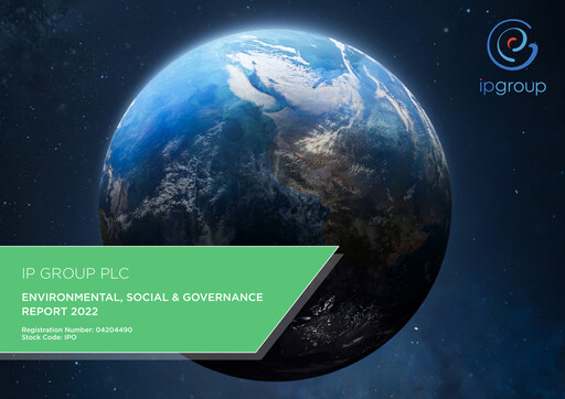 Thumbnail IP Group ESG Report 2022