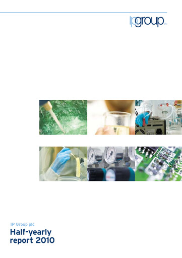 Thumbnail IP Group Half-year Report 2010-h1