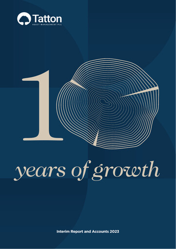 Miniature Tatton Asset Management Rapport semestriel 2023-h1