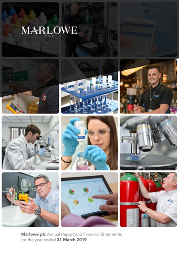 Thumbnail Marlowe plc Annual Report 2019