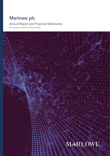 Thumbnail Marlowe plc Annual Report 2024