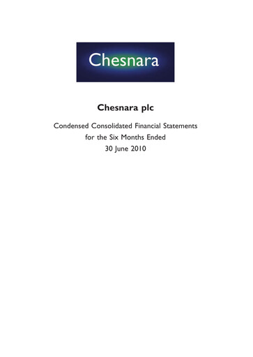 Thumbnail Chesnara plc Half-year Report 2010-h1
