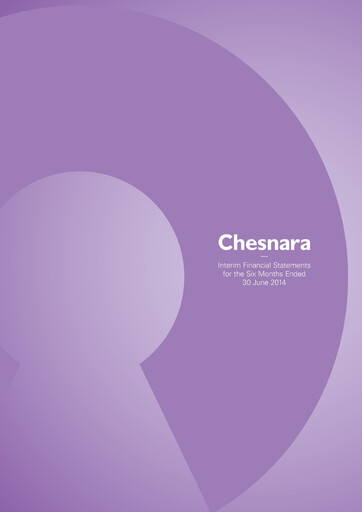 Thumbnail Chesnara plc Half-year Report 2014-h1