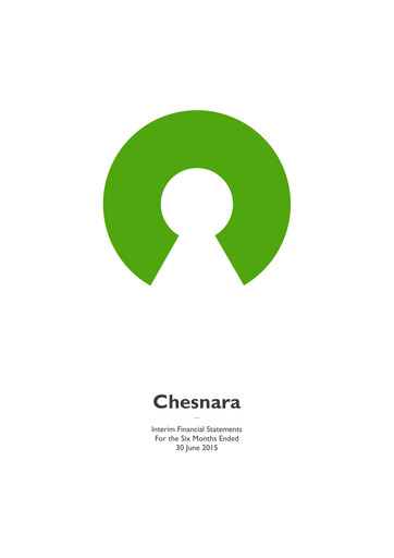 Thumbnail Chesnara plc Half-year Report 2015-h1