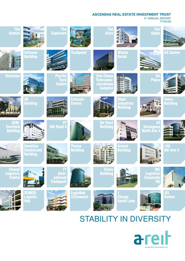 Thumbnail Ascendas Reit Annual Report 2005-2006