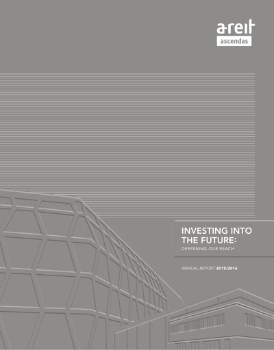 Thumbnail Ascendas Reit Annual Report 2015-2016
