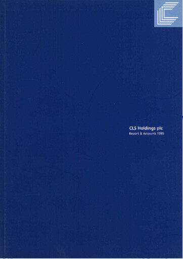 Thumbnail CLS Holdings plc Annual Report 1995