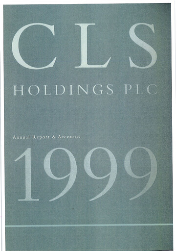 Thumbnail CLS Holdings plc Annual Report 1999