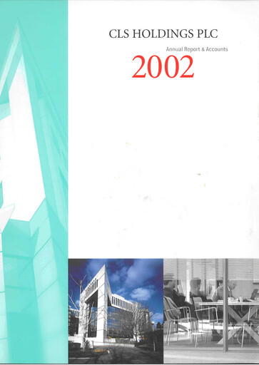Thumbnail CLS Holdings plc Annual Report 2002