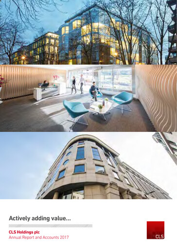 Thumbnail CLS Holdings plc Annual Report 2017