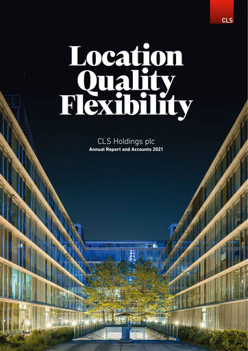 Thumbnail CLS Holdings plc Annual Report 2021