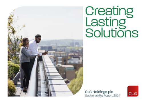 Thumbnail CLS Holdings plc Sustainability Report 2024