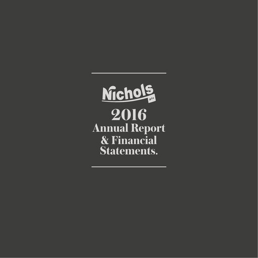 Miniature Nichols plc Rapport annuel 2016