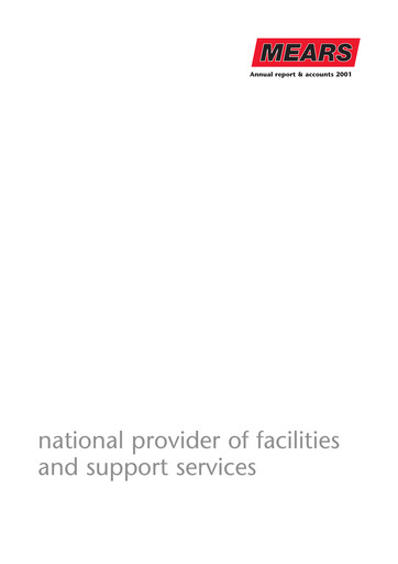 Thumbnail Mears Group plc Annual Report 2001