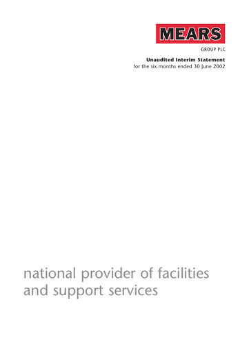 Thumbnail Mears Group plc Half-year Report 2002-h1