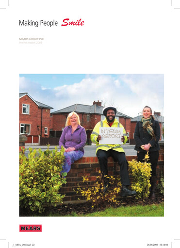 Thumbnail Mears Group plc Half-year Report 2008-h1