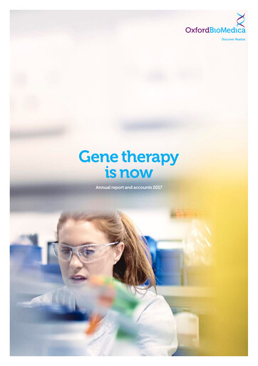 Thumbnail Oxford Biomedica Annual Report 2017