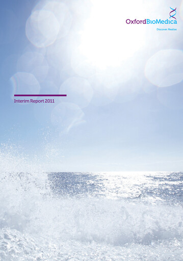 Thumbnail Oxford Biomedica Half-year Report 2011-h1