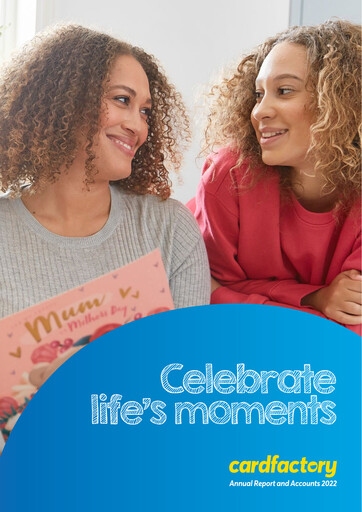 Thumbnail Card Factory plc Annual Report 2022